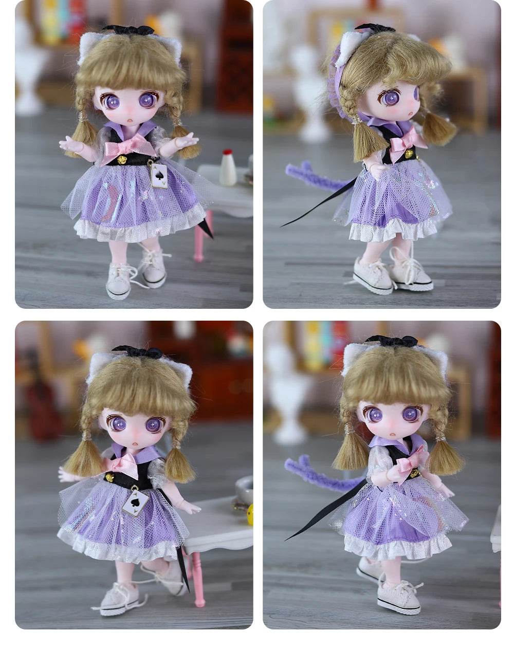Dream Fairy 13cm OB11 Maytree Doll With Bangs Kawaii Toy - ToylandEU