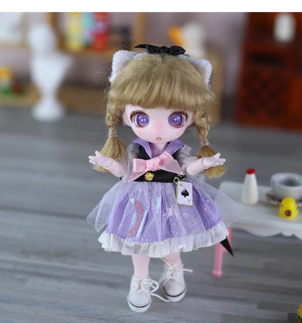 Dream Fairy 13cm OB11 Maytree Doll With Bangs Kawaii Toy - ToylandEU