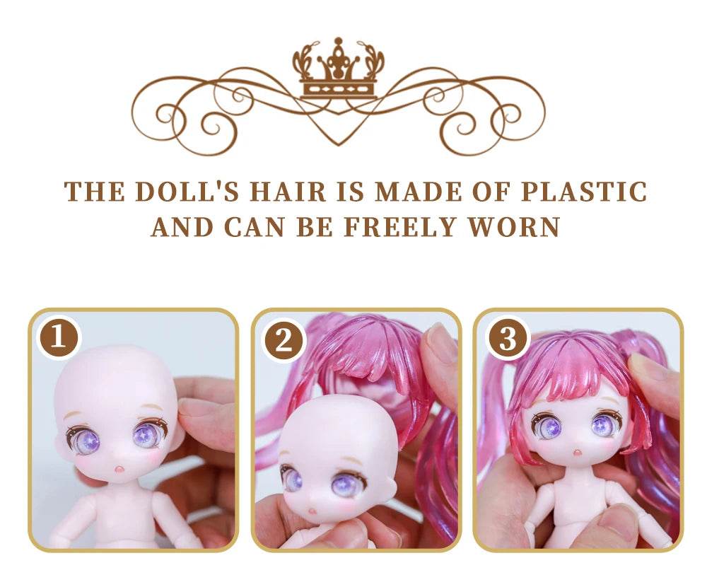 Dream Fairy 13cm OB11 Maytree Doll With Bangs Kawaii Toy - ToylandEU