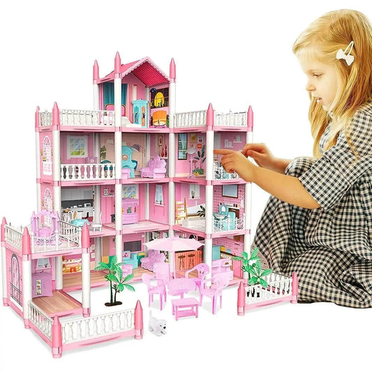  Dream Princess Castle 3D DIY Assembly Dollhouse with Music - Perfect  -  ToylandEU™