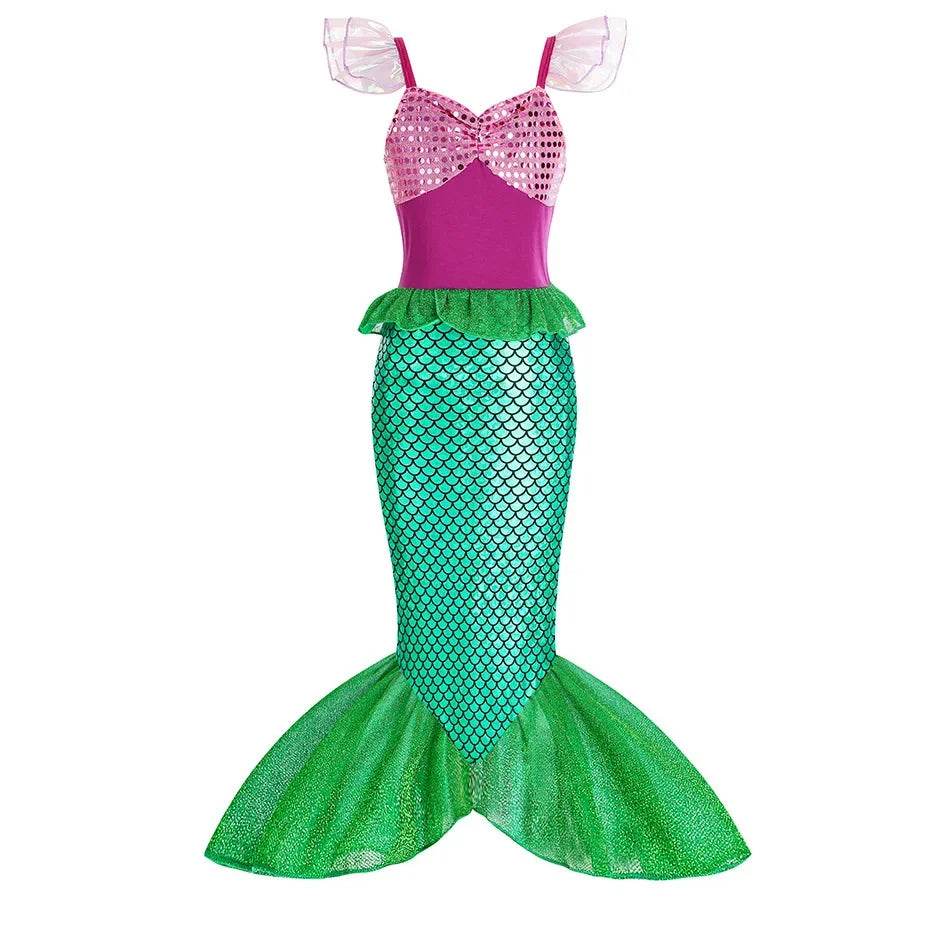 Dreamy Mermaid Dress Ankle Length For Girls 2 To 10 - ToylandEU