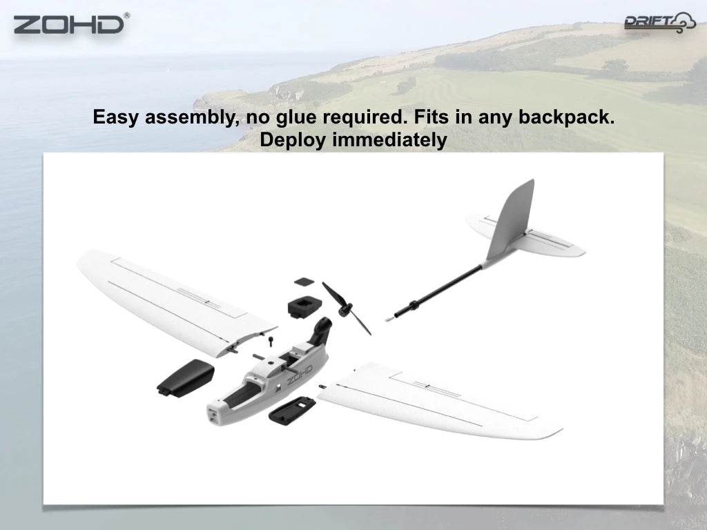 Drift 877mm Wingspan FPV Glider AIO EPP RC Airplane PNP - ToylandEU