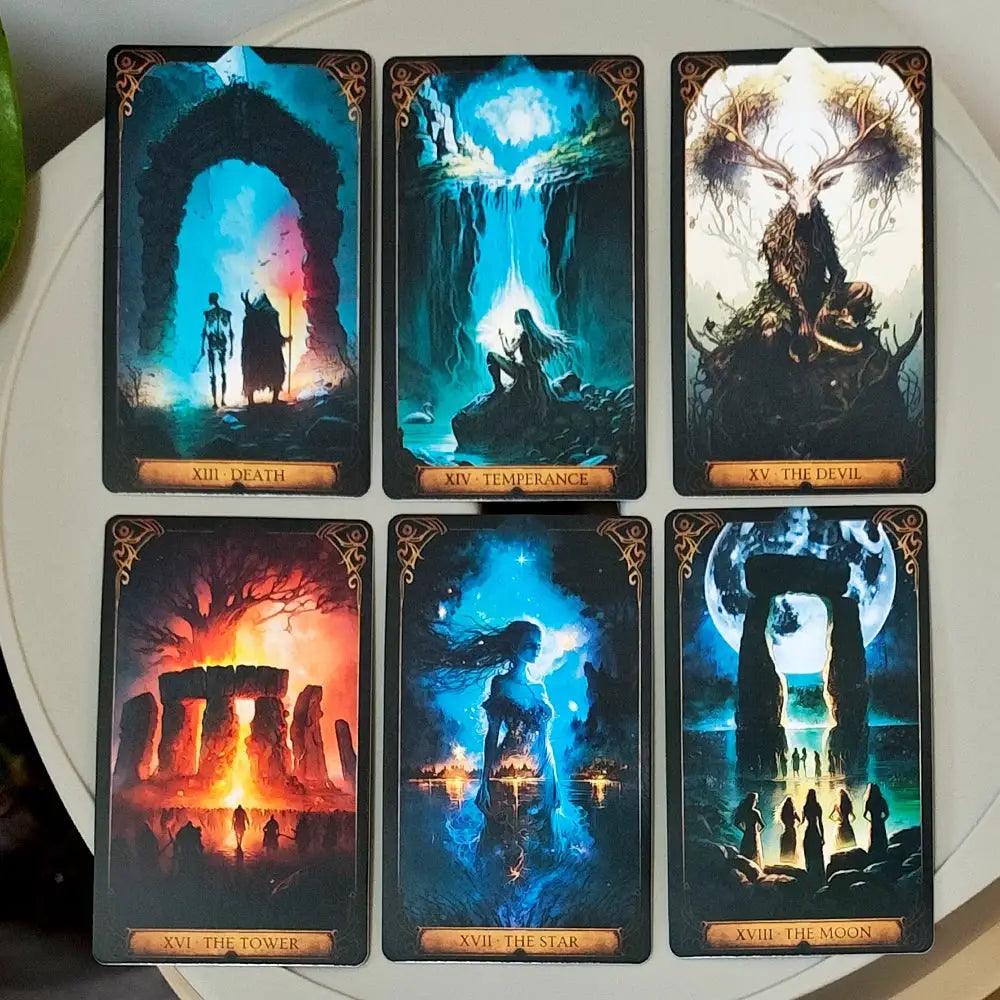  Druidic Tarot Deck Seventy Eight Cards Celtic Nature Theme -  ToylandEU™