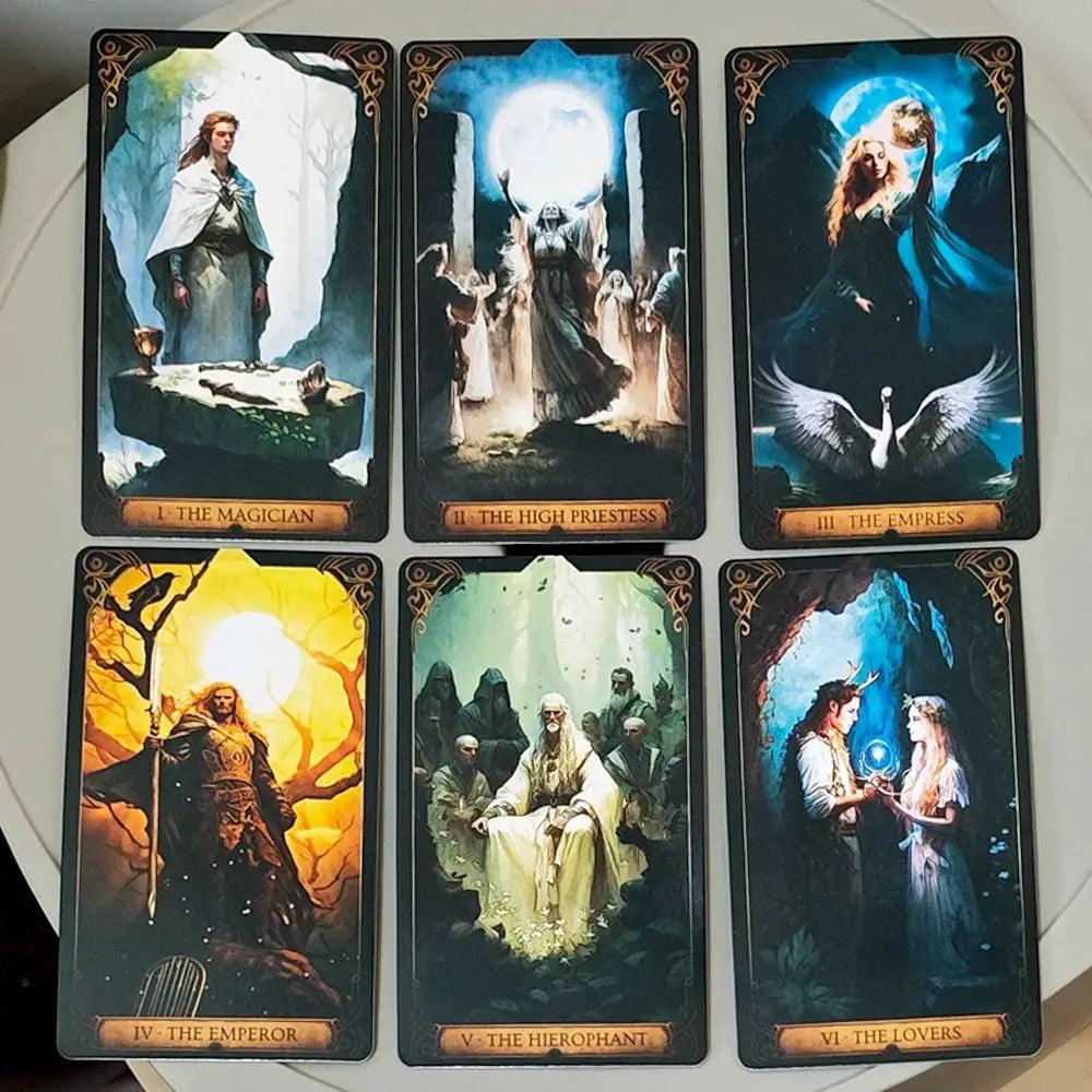  Druidic Tarot Deck Seventy Eight Cards Celtic Nature Theme -  ToylandEU™