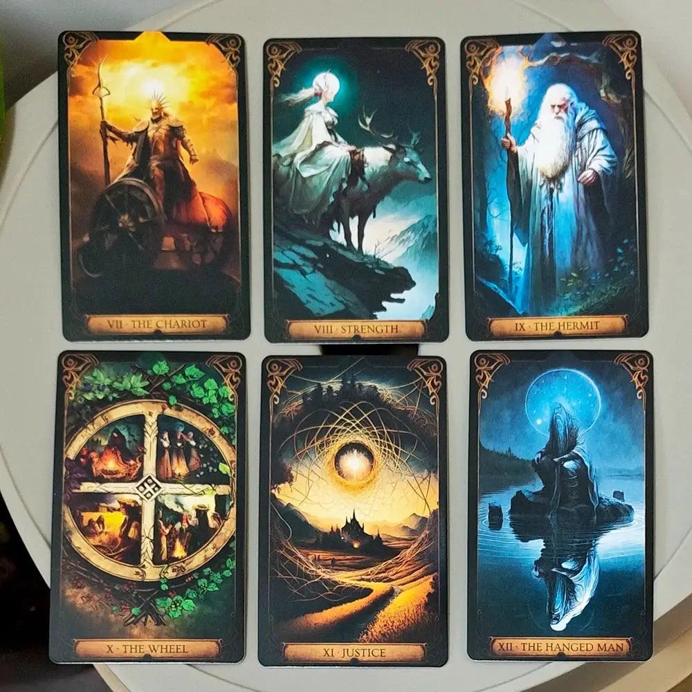  Druidic Tarot Deck Seventy Eight Cards Celtic Nature Theme -  ToylandEU™