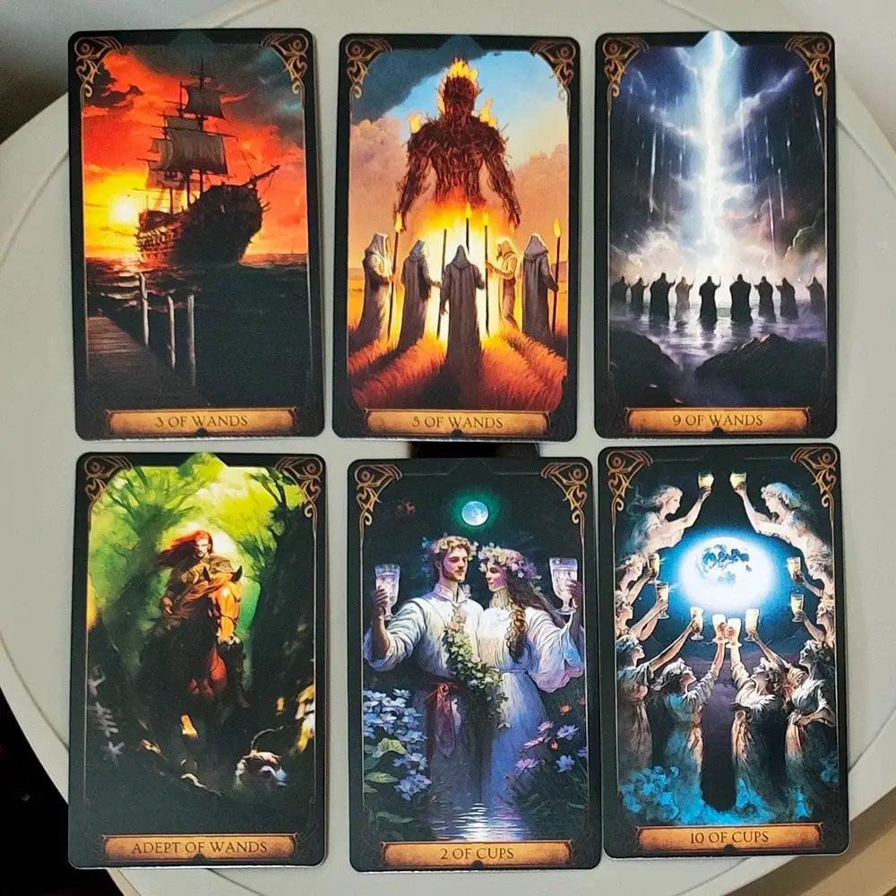  Druidic Tarot Deck Seventy Eight Cards Celtic Nature Theme -  ToylandEU™
