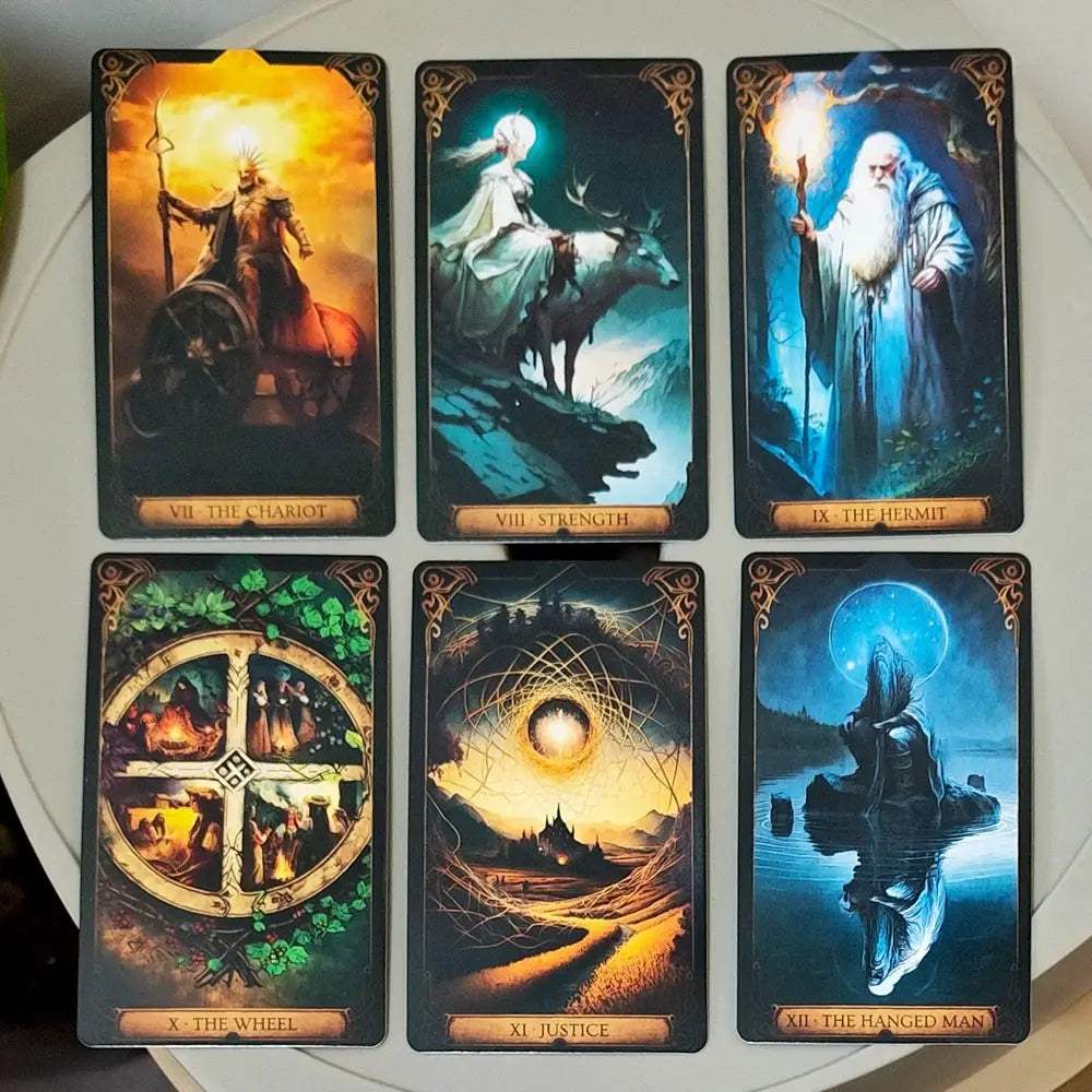  Druidic Tarot Deck Seventy Eight Cards Celtic Nature Theme -  ToylandEU™