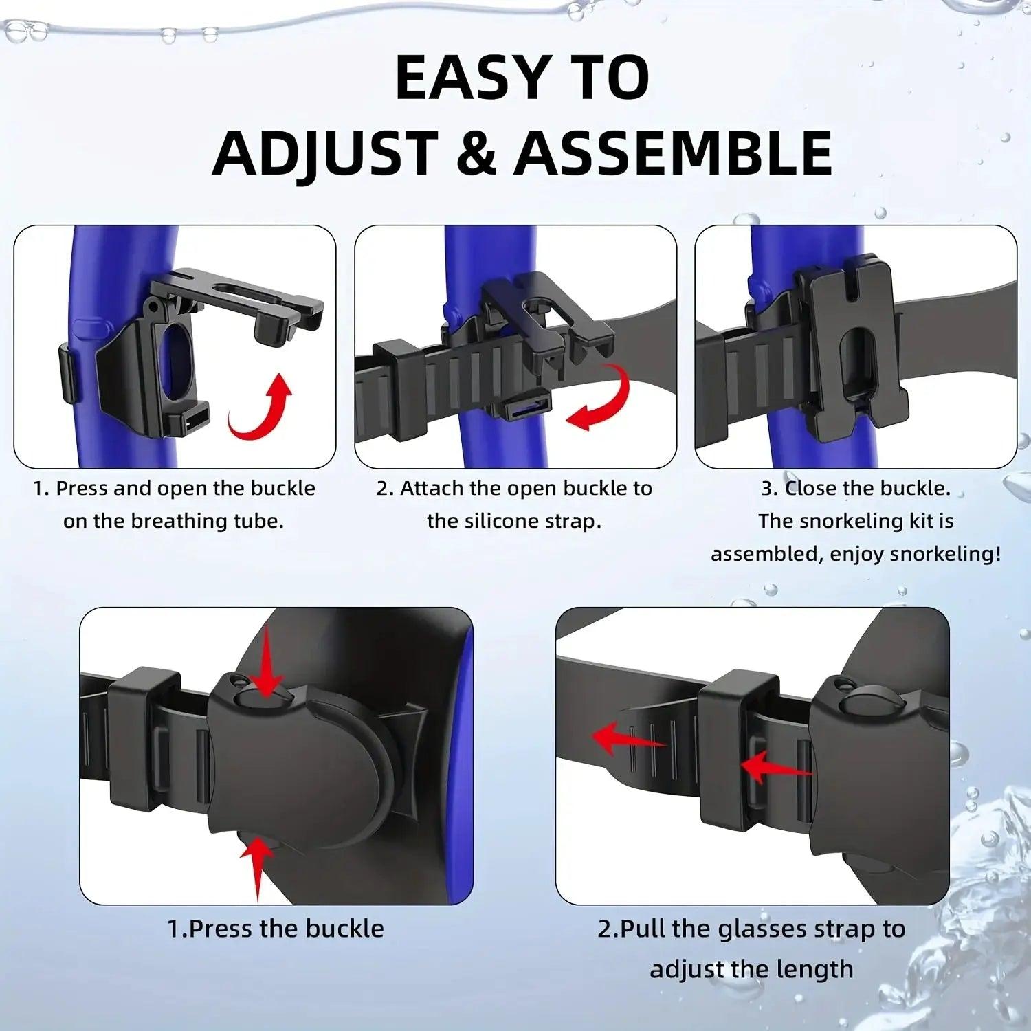  Dry Snorkel Tube For Easy Breathing Splash Guard -  ToylandEU™
