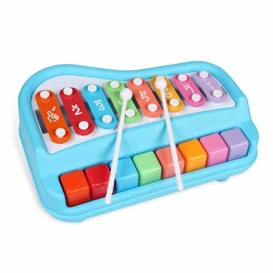 Dual-Function Piano Xylophone: Educational Music Toy for Kids - ToylandEU