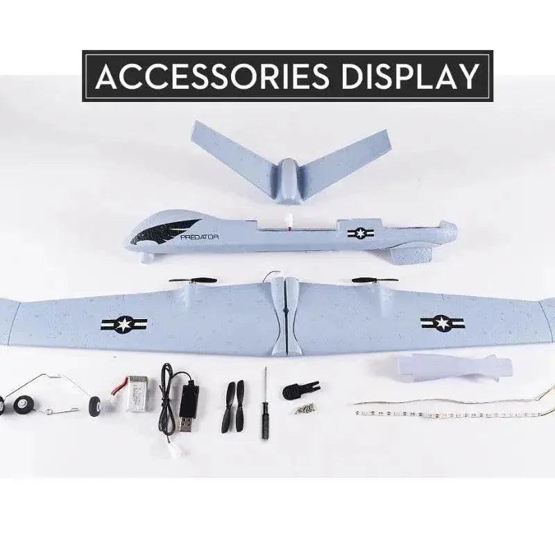  Dual Motor RC Airplane Kit with Remote Control - DIY Foam Glider Toy  -  ToylandEU™