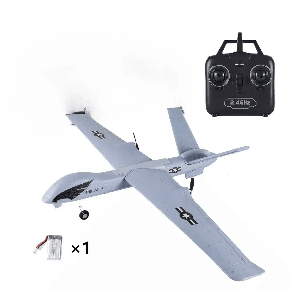  Dual Motor RC Airplane Kit with Remote Control - DIY Foam Glider Toy  -  ToylandEU™
