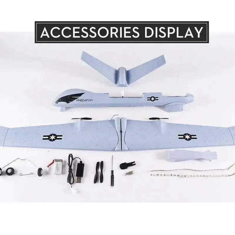  Dual Motor RC Airplane Kit with Remote Control - DIY Foam Glider Toy  -  ToylandEU™
