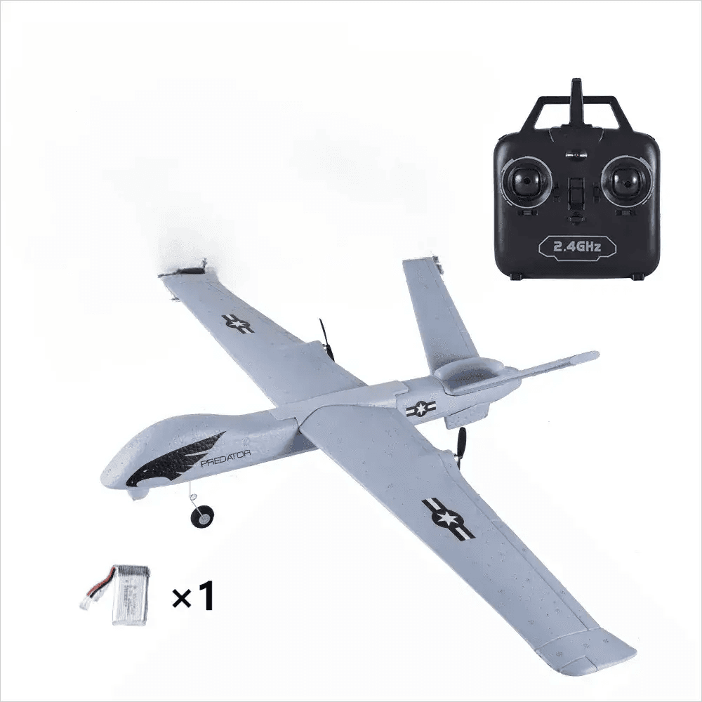  Dual Motor RC Airplane Kit with Remote Control - DIY Foam Glider Toy  -  ToylandEU™