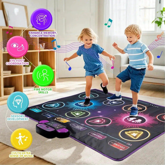 Dual Player Dance Mat Built In Music For Home Use -  ToylandEU™