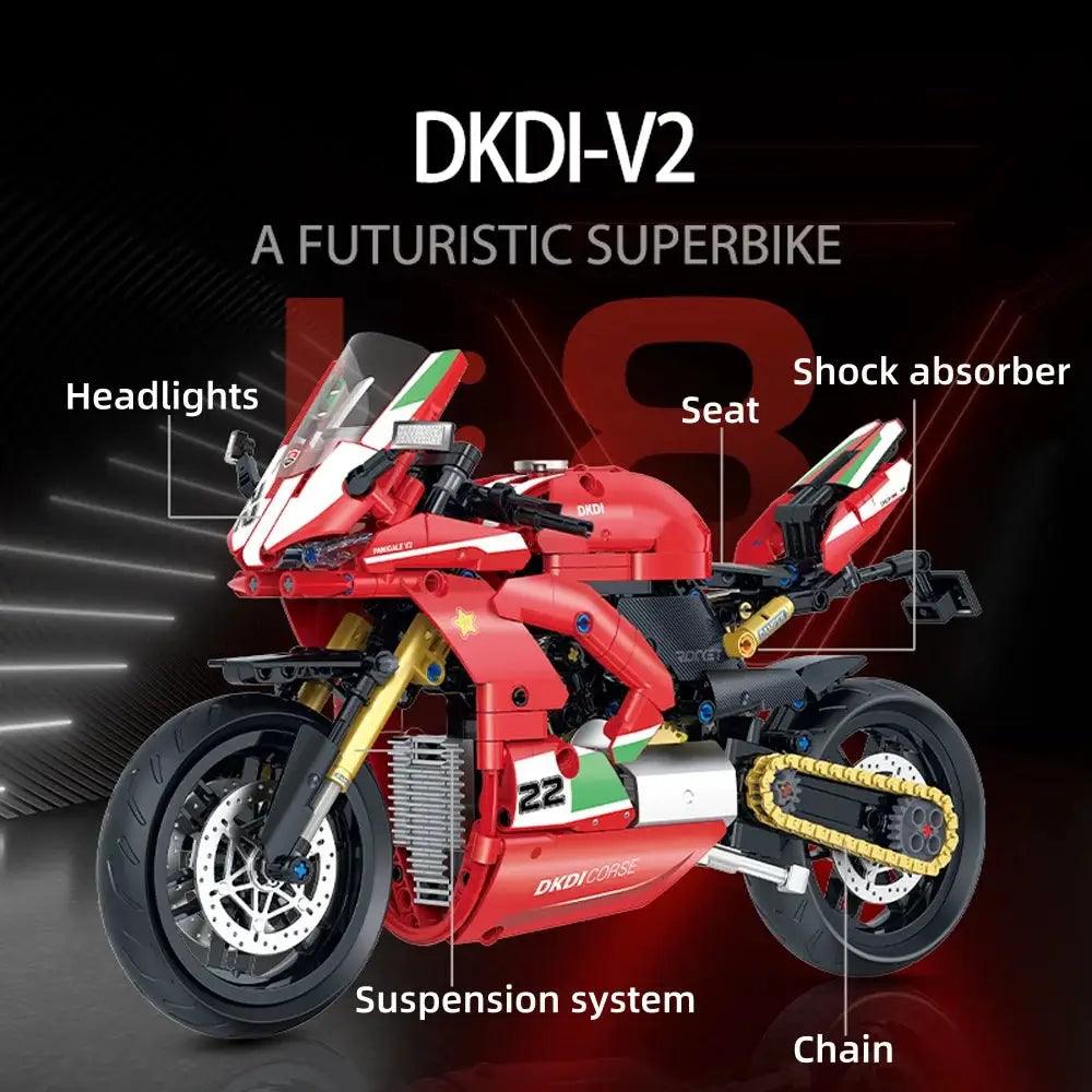  Ducati Motorcycle Building Blocks Lego Compatible Pro -  ToylandEU™