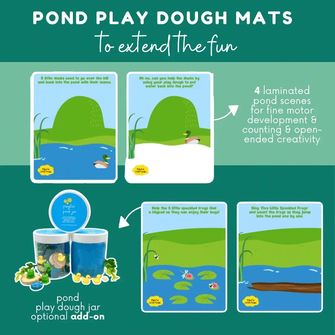 Duck Pond Playdough Kit: Educational Toy for Kids | Nursery Rhyme Inspired - ToylandEU
