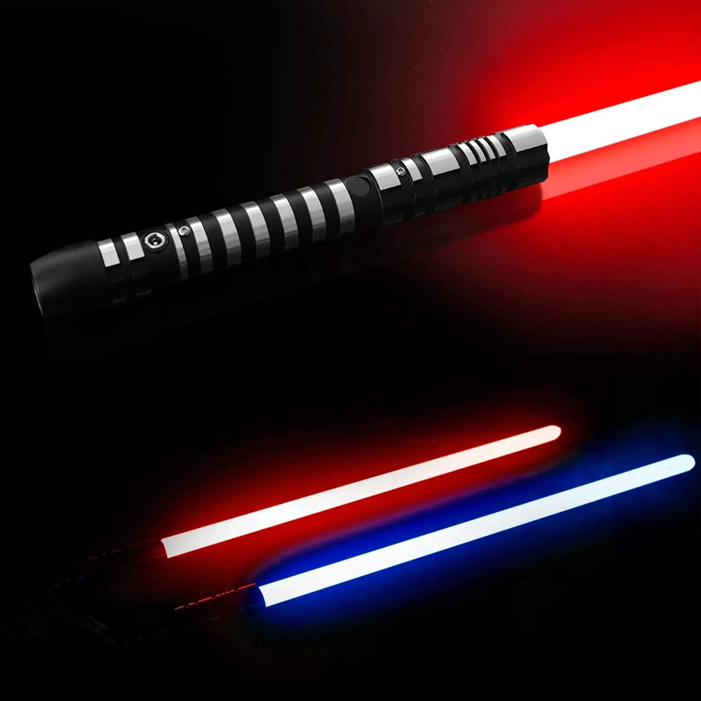 Dueling Lightsabers With 4 Sound Modes Black Metal Hilt - ToylandEU