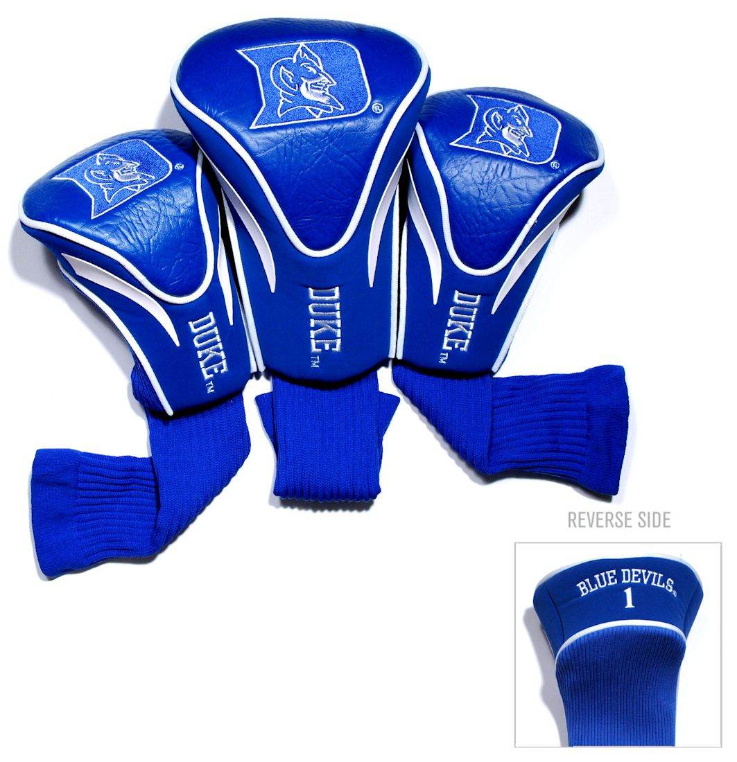 Duke Blue Devils 3 Piece Contour Golf Headcovers Set - ToylandEU