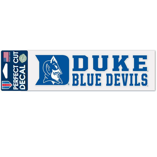 Duke Blue Devils Decal 3x10 Perfect Cut Wordmark Color - ToylandEU