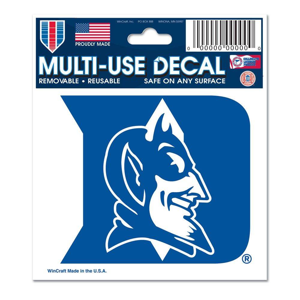 Duke Blue Devils Decal 3x4 Multi Use Outdoor Vinyl Decal - ToylandEU