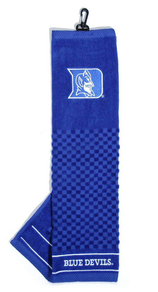 Duke Blue Devils Embroidered Golf Towel 16x22 Tri Fold - ToylandEU