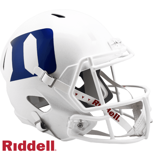 Duke Blue Devils Helmet Riddell Replica Speed Style White - ToylandEU