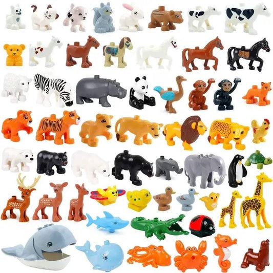  Duplo Compatible Farm Animals Building Blocks Safe Play -  ToylandEU™