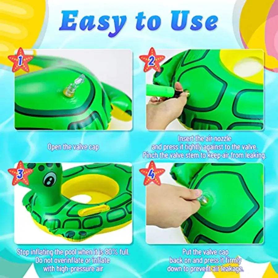  Inflatable Pool Floats Durable 3 Pack For Beach Fun -  ToylandEU™