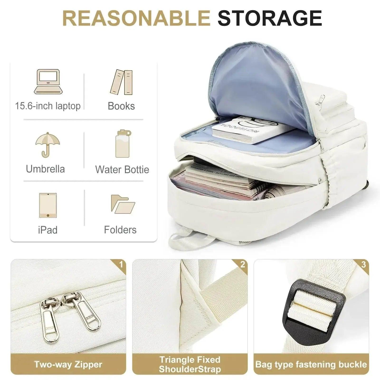  Durable 3 Pocket Backpack School Bag Toyland EU -  ToylandEU™