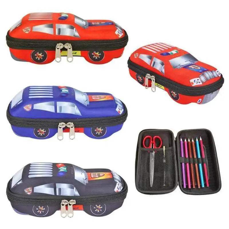 Durable 3D Car Pencil Case Racing Design For Kids School - ToylandEU