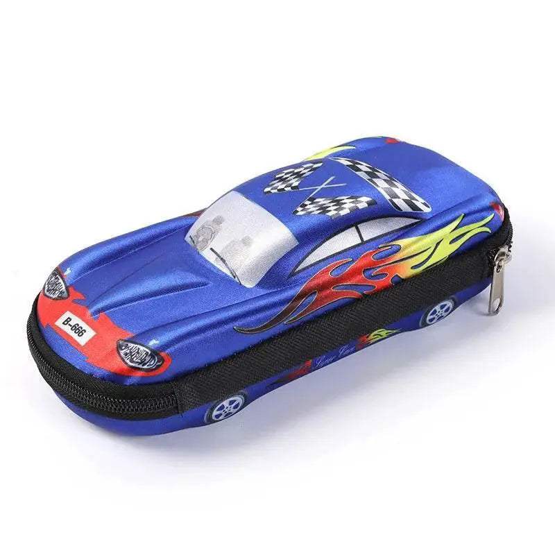 Durable 3D Car Pencil Case Racing Design For Kids School - ToylandEU