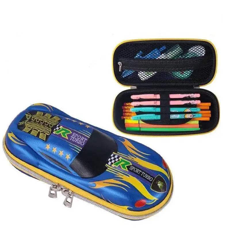 Durable 3D Car Pencil Case Racing Design For Kids School - ToylandEU