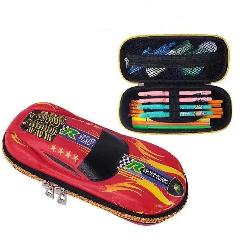 Durable 3D Car Pencil Case Racing Design For Kids School - ToylandEU