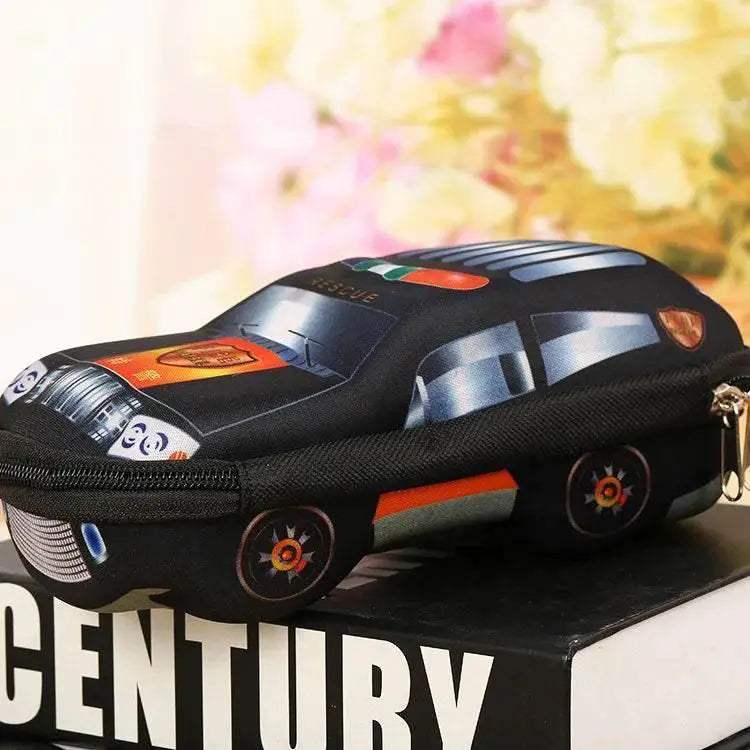 Durable 3D Car Pencil Case Racing Design For Kids School - ToylandEU
