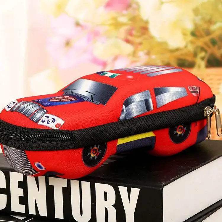 Durable 3D Car Pencil Case Racing Design For Kids School - ToylandEU