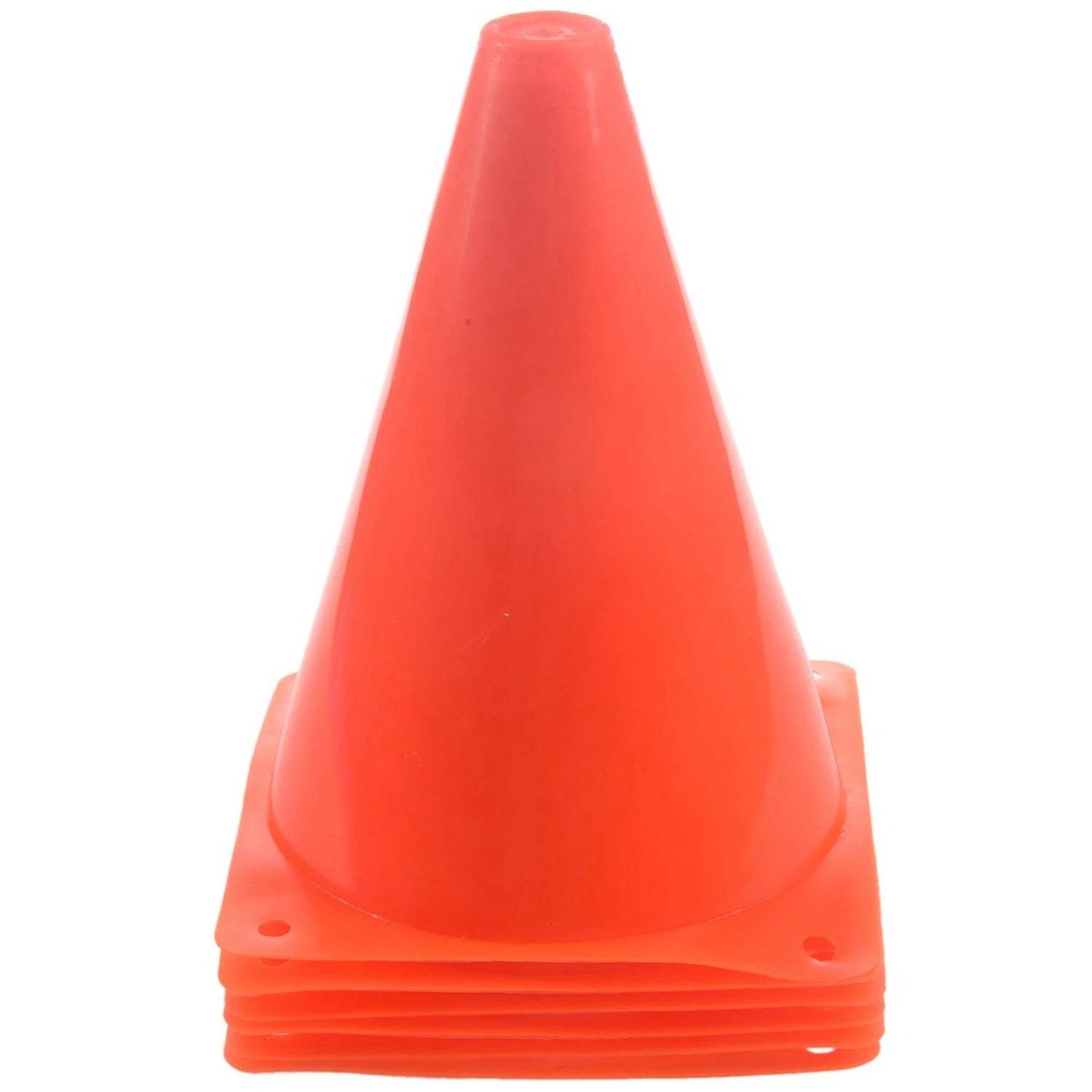 Durable 7 Inch Traffic Agility Cones 6 Pack For Soccer Training - ToylandEU