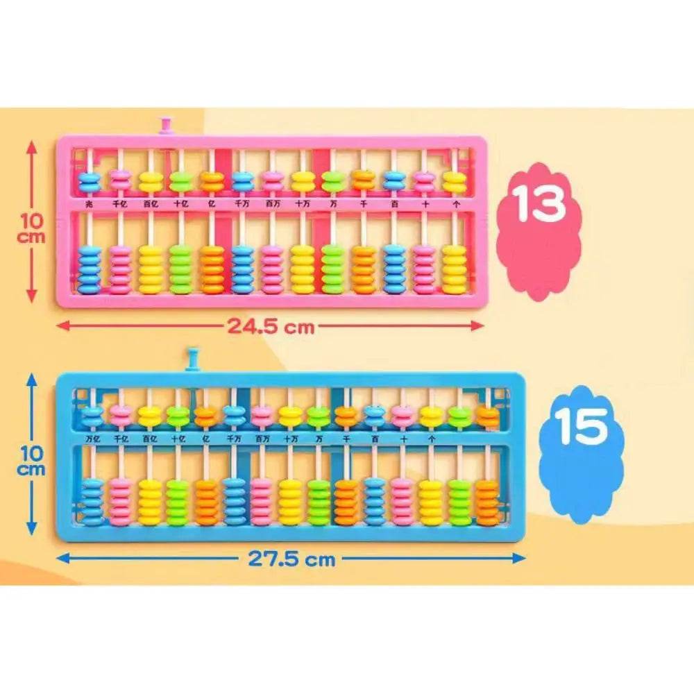 Durable Abacus Plastic 13 And 15 Digit Counting Preschool - ToylandEU