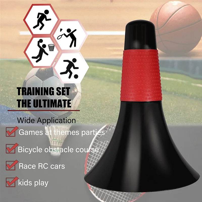 Durable Agility Training Agility Cones Flexible ABS Soccer Drills - ToylandEU