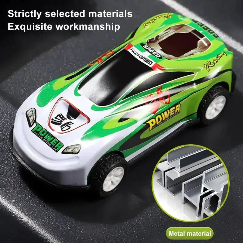 Durable Alloy Mini Car Toy Set With Dual Track Map - ToylandEU
