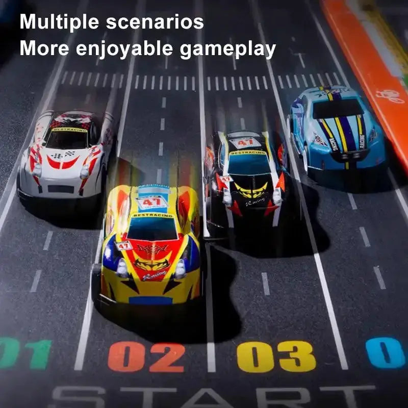 Durable Alloy Mini Car Toy Set With Dual Track Map - ToylandEU