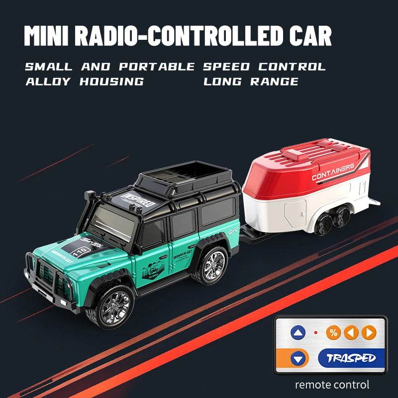 Durable Alloy RC Car 1 To 64 Scale Portable 60 Min For Kids - ToylandEU
