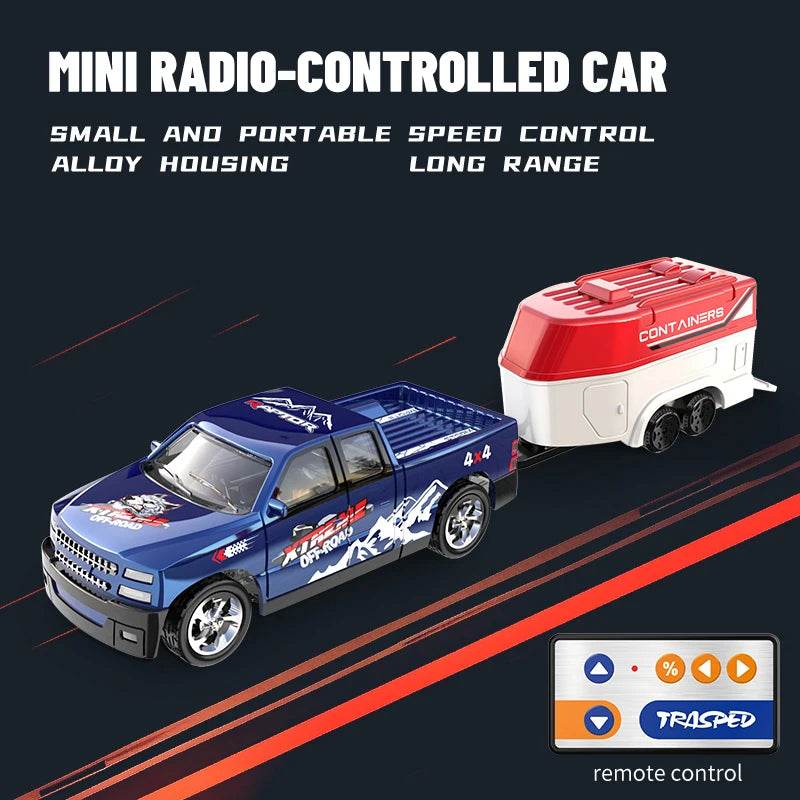 Durable Alloy RC Car 1 To 64 Scale Portable 60 Min For Kids - ToylandEU