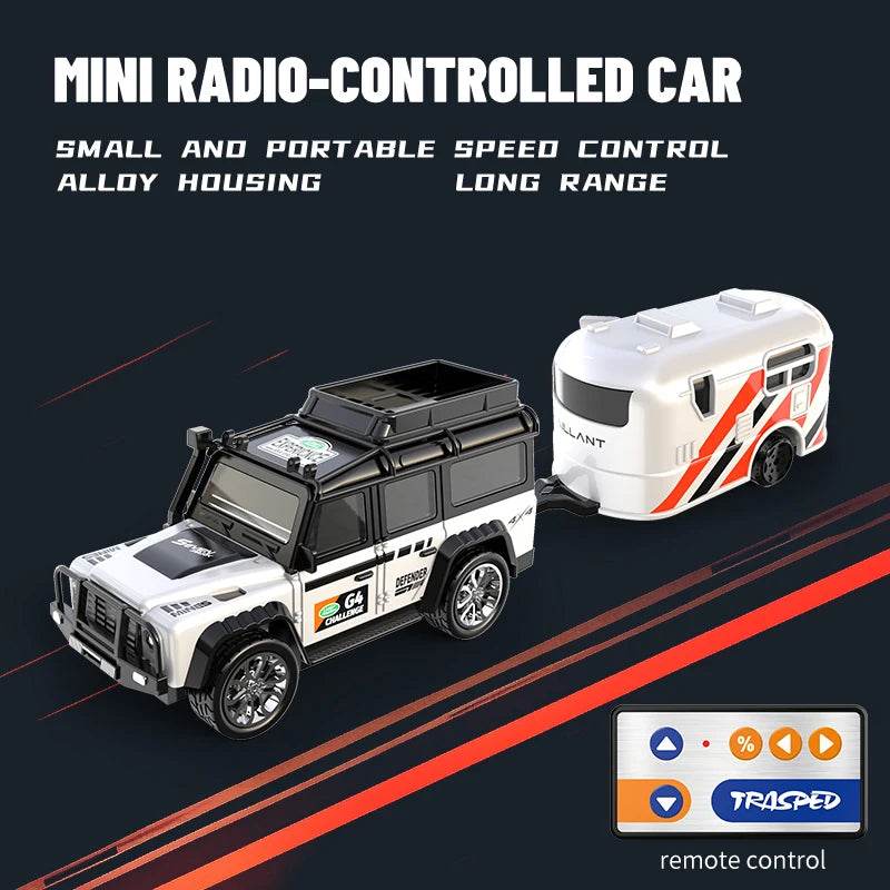 Durable Alloy RC Car 1 To 64 Scale Portable 60 Min For Kids - ToylandEU