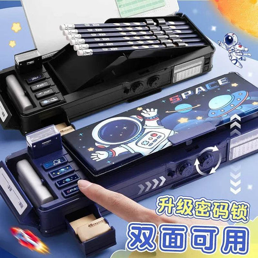 Durable Astronaut Pencil Case With Password Lock For Boys - ToylandEU