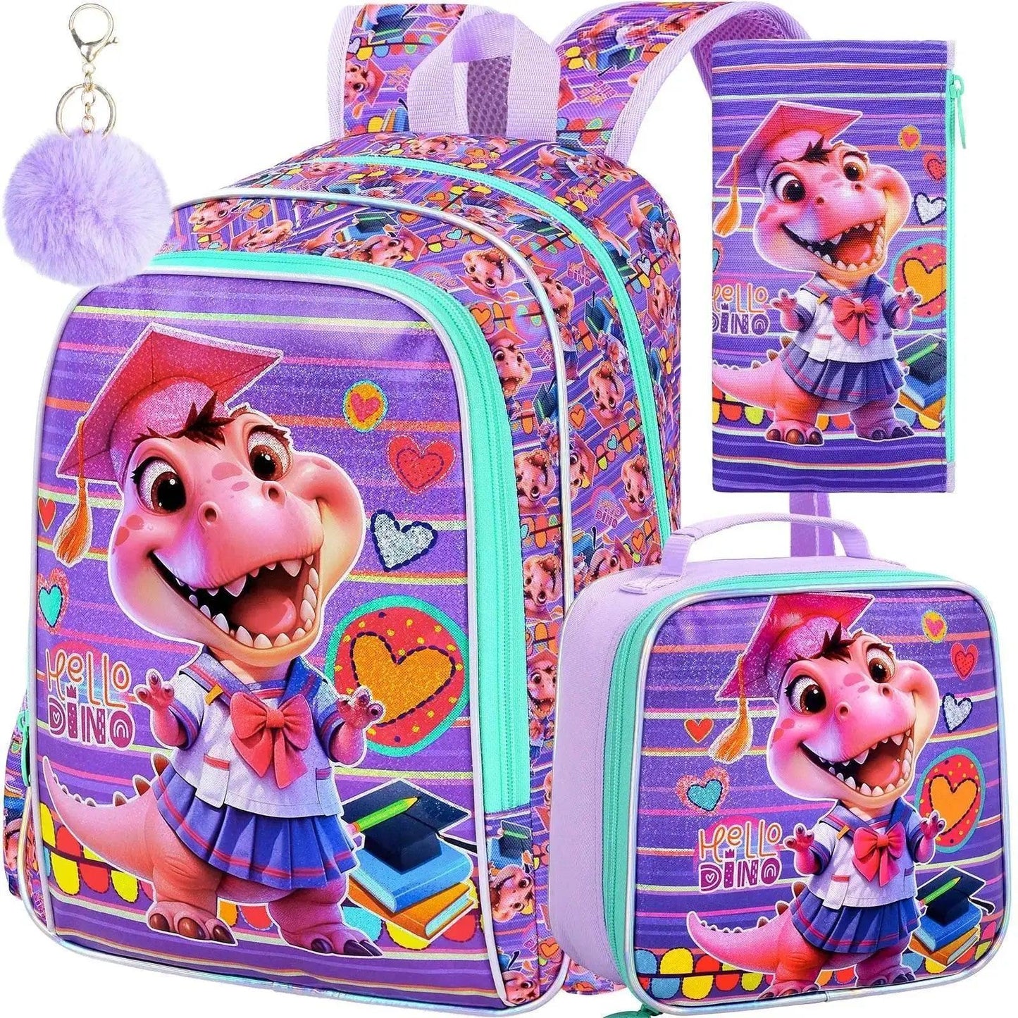  Durable Backpack 3-In-1 UV Print LunchBox Toyland EU -  ToylandEU™