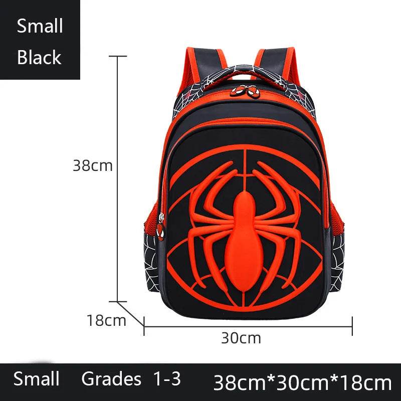 Durable Backpack Cartoon Spider Waterproof With Pencil Case Set For Boys Elementary School - ToylandEU