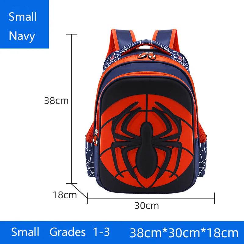 Durable Backpack Cartoon Spider Waterproof With Pencil Case Set For Boys Elementary School - ToylandEU