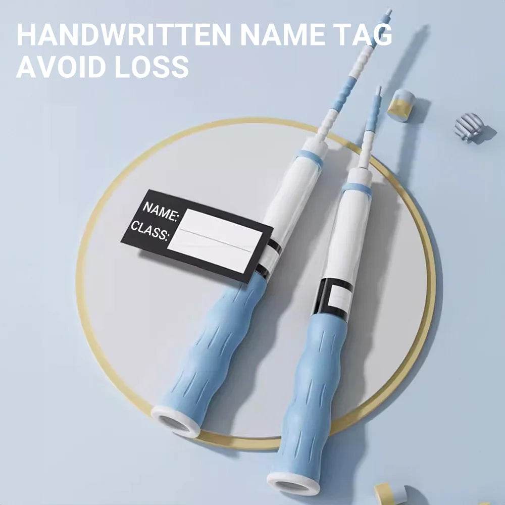 Durable Bamboo Jump Rope with Adjustable Beads for Children's Fitness Training - ToylandEU