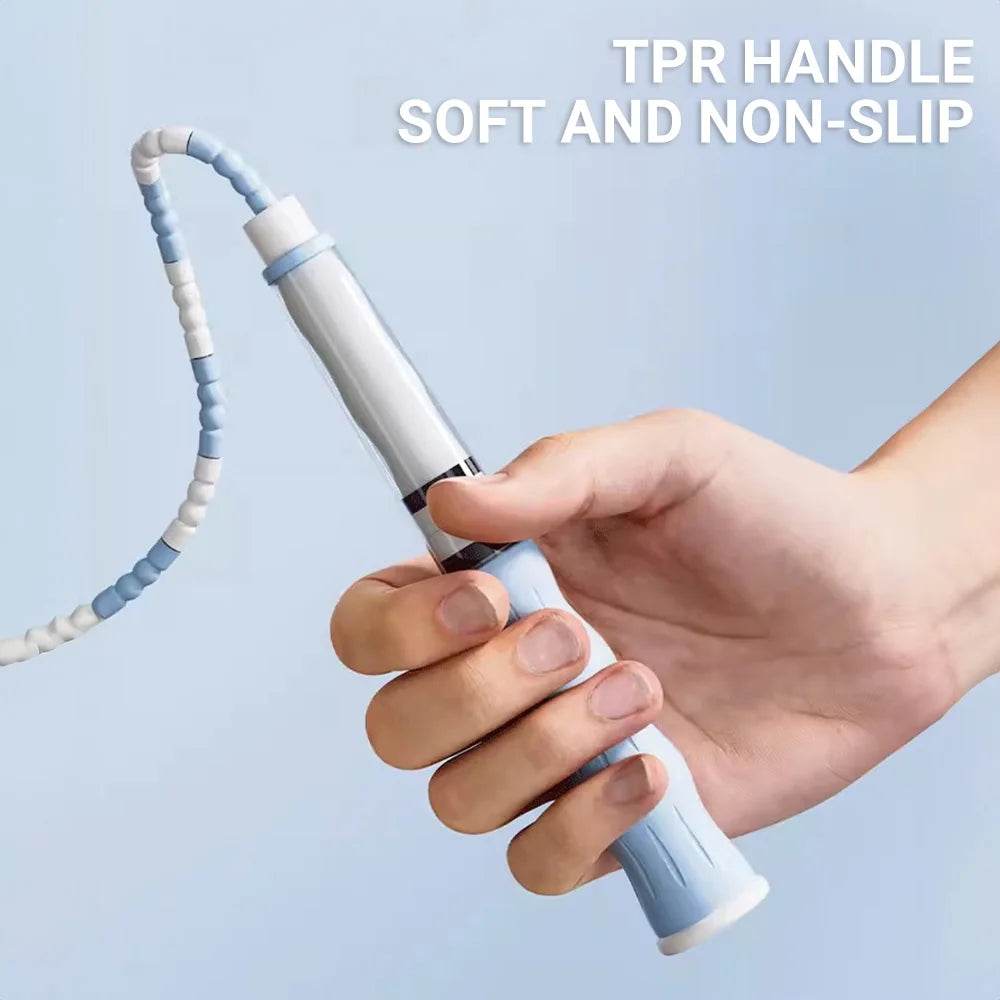 Durable Bamboo Jump Rope with Adjustable Beads for Children's Fitness Training - ToylandEU