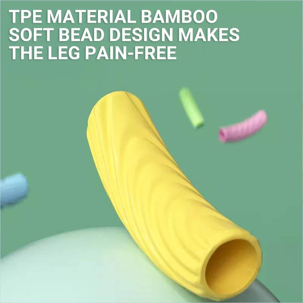 Durable Bamboo Jump Rope with Adjustable Beads for Children's Fitness Training - ToylandEU